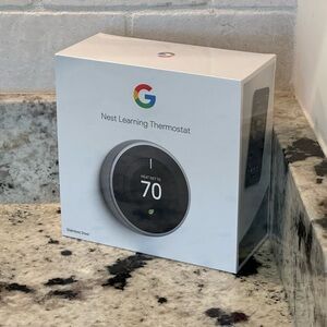 Google Nest learning thermostat sealed